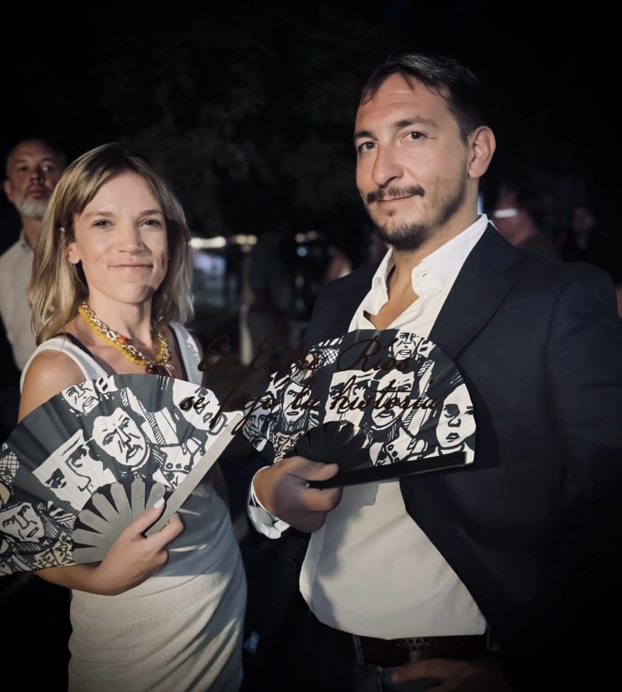 Mar&iacute;a Sol Romero, directora General de Comunicaci&oacute;n de la Gobernaci&oacute;n y Paulo del Valle, secretario de Administraci&oacute;n del Senado.