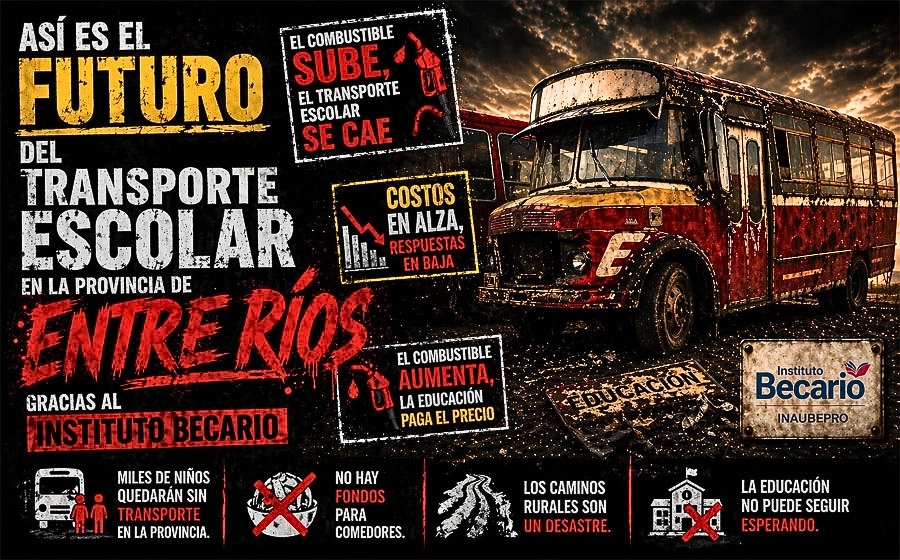 Volante que circula en redes sociales sobre la problem&aacute;tica que afecta al sector.