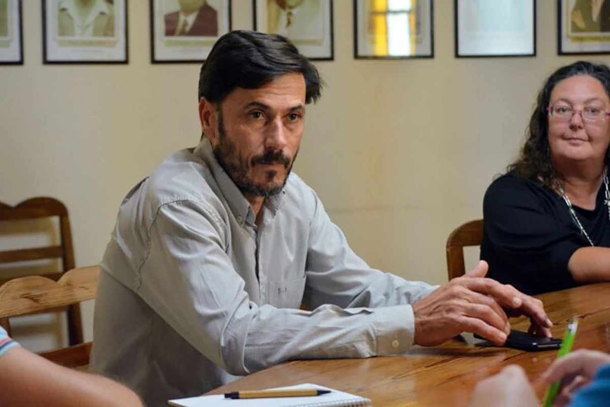 Intendente de Diamante, Ezio Gieco. Intendente de Diamante, Ezio Gieco.