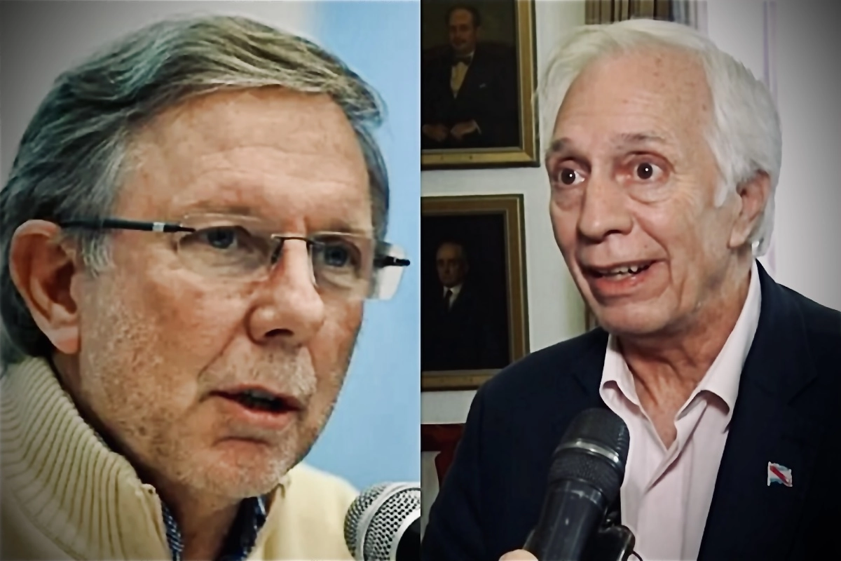 Juan Jos&eacute; Bahillo, diputado provincial y el ministro Guillermo Bernaudo.