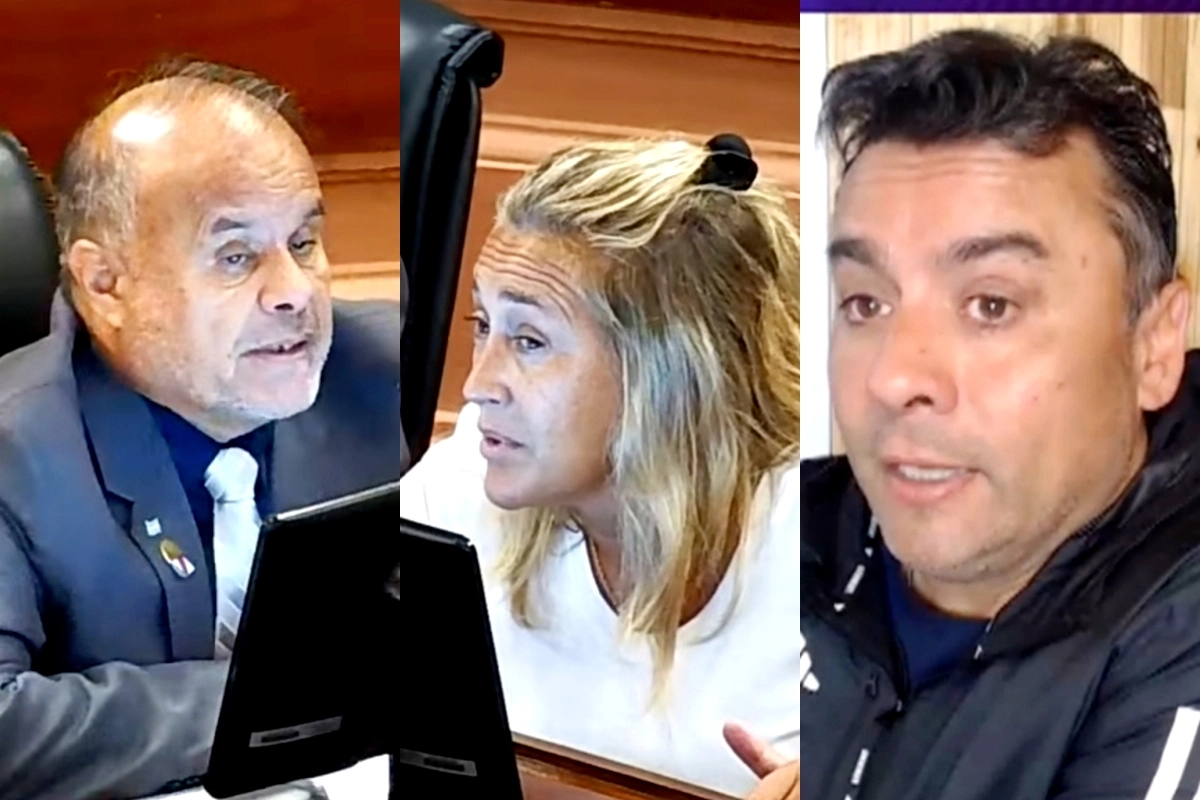 Roque Fleitas, D&eacute;bora Todoni y Andr&eacute;s Laumann.