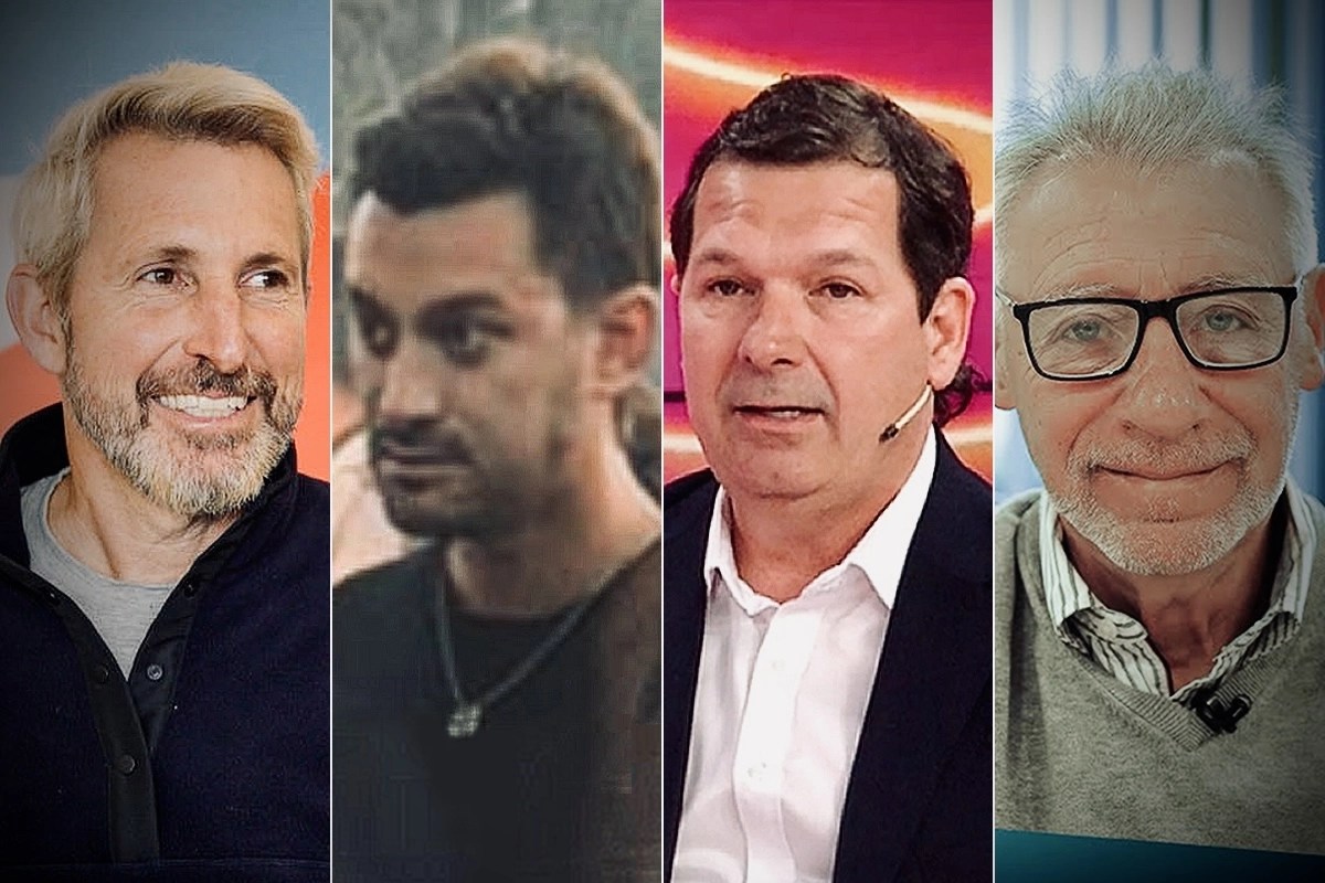 Rogelio Frigerio, Bruno Serangeli, Adri&aacute;n Bruffal (presidente del Club Patronato) y el empresario Miguel Marizza.