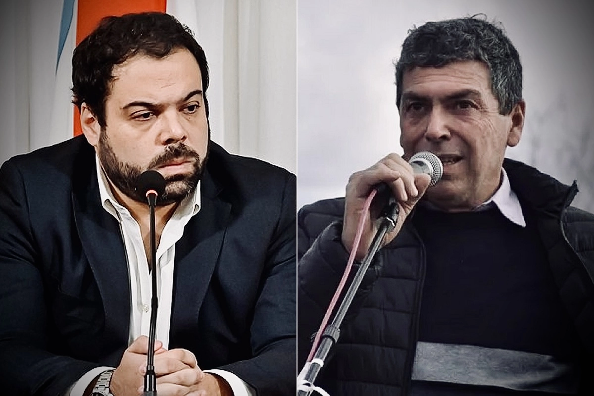 El intendente de Sauce de Luna, Alcides Alderete, cuestion&oacute; al ministro de Gobierno y Trabajo, Manuel Troncoso.