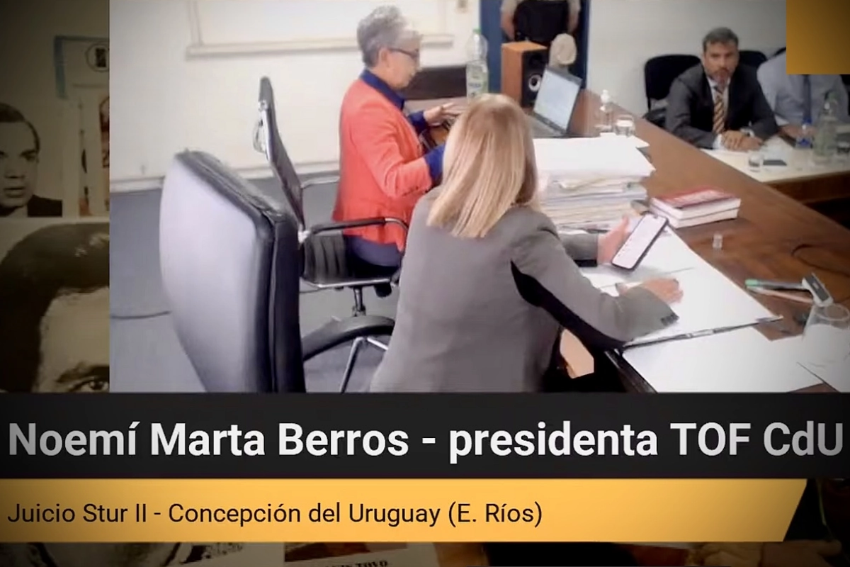 Audiencia juicio de lesa humanidad en Concepci&oacute;n del Uruguay.