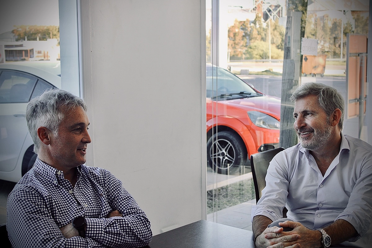 El gobernador Rogelio Frigerio se reuni&oacute; con el secretario general del PRO, Fernando de Andreis.