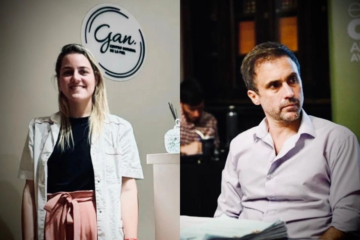 Sof&iacute;a Gan y Juan Rossi.