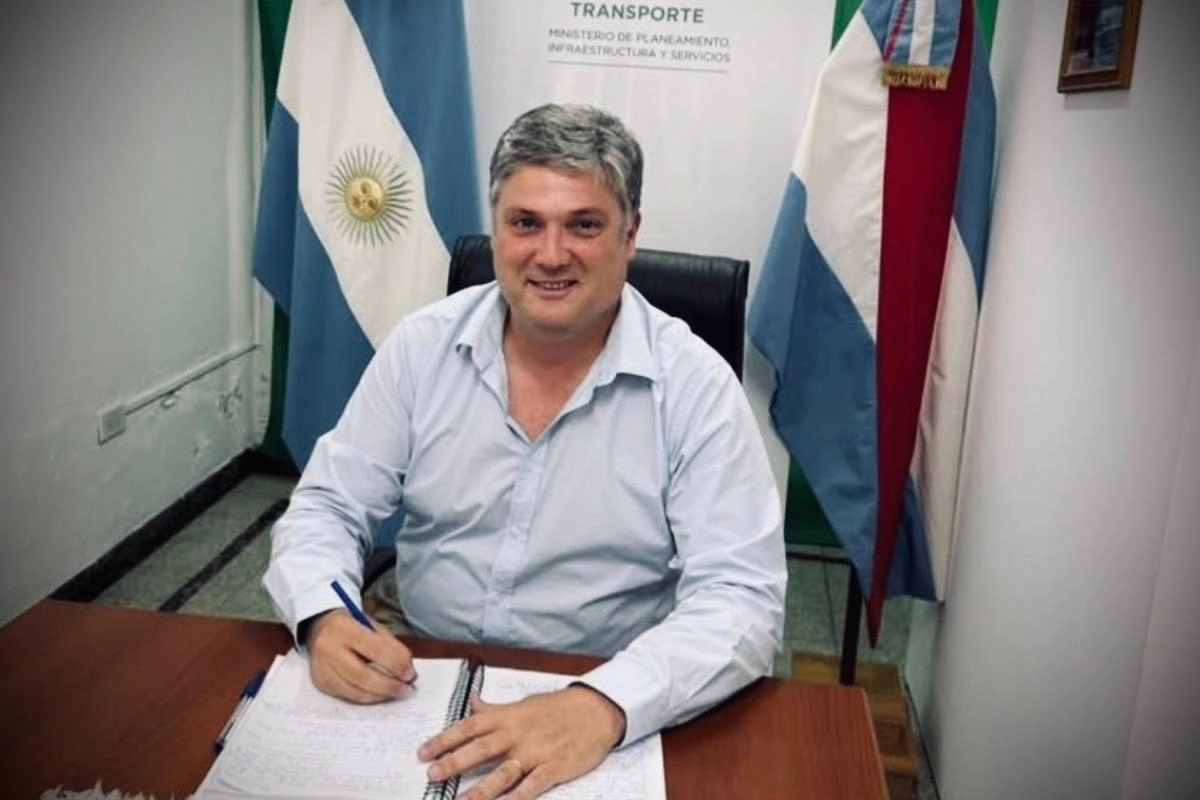 An&iacute;bal Daniel Steren, secretario de Transporte de la provincia de Entre R&iacute;os.