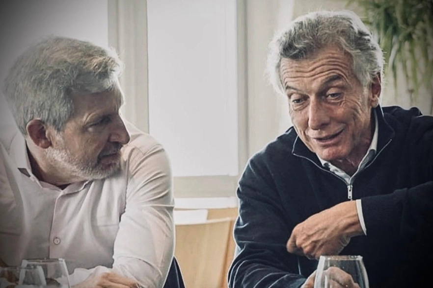 Frigerio almorz&oacute; con Macri en un encuentro informal sin actividad oficial
