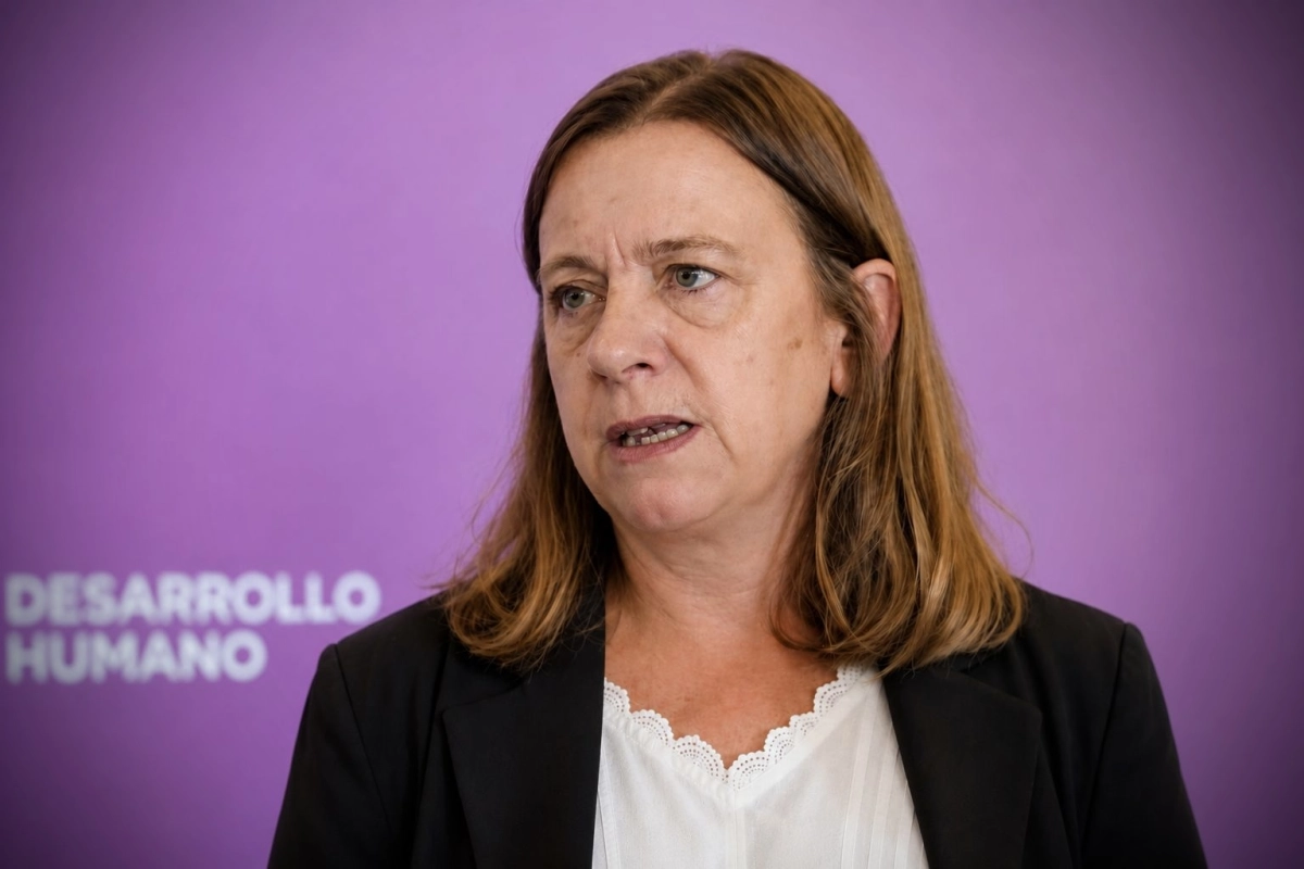 Ver&oacute;nica Berisso, ministra de Desarrollo Humano de la provincia.
