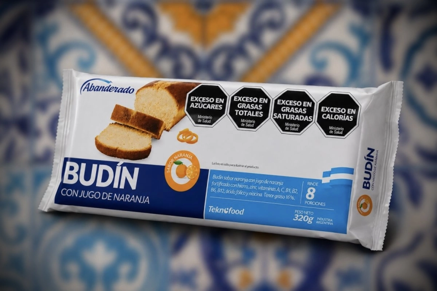 Bud&iacute;n Abanderado elaborado por la empresa Teknofood S.A.
