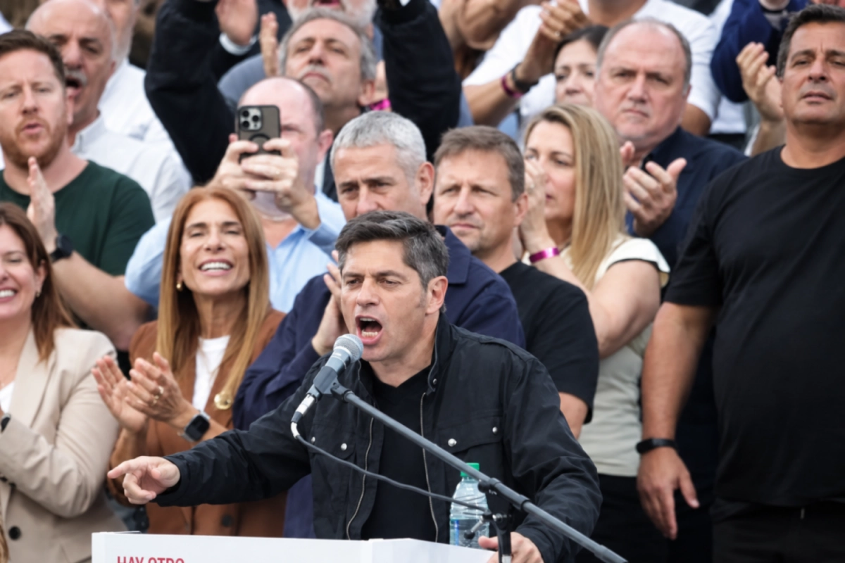 El ex diputado nacional Marcelo Casaretto encabez&oacute; la delegaci&oacute;n entrerriana en el acto de Axel Kicillof.