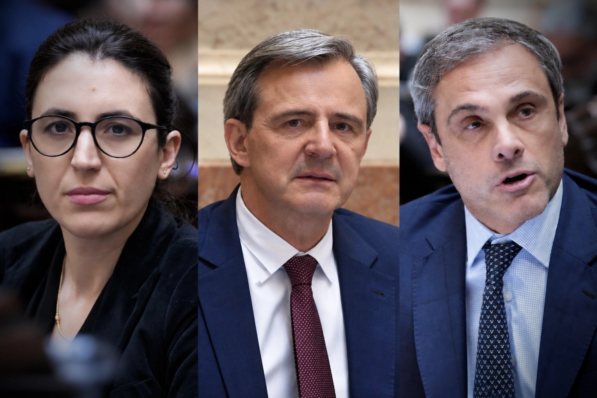 Marianela Marclay, Ad&aacute;n Bahl y Guillermo Michel, legisladores nacionales por Entre R&iacute;os.